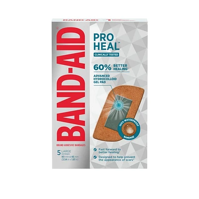 BAND-AID Pro Heal Adhesive Bandages - Large - 5's