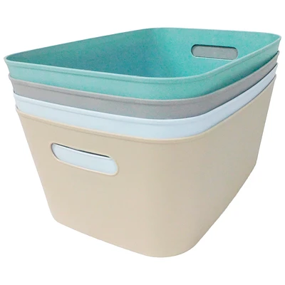 Starplast Classic Storage Bin - Assorted - 13.5x9.7x5.5 Inch