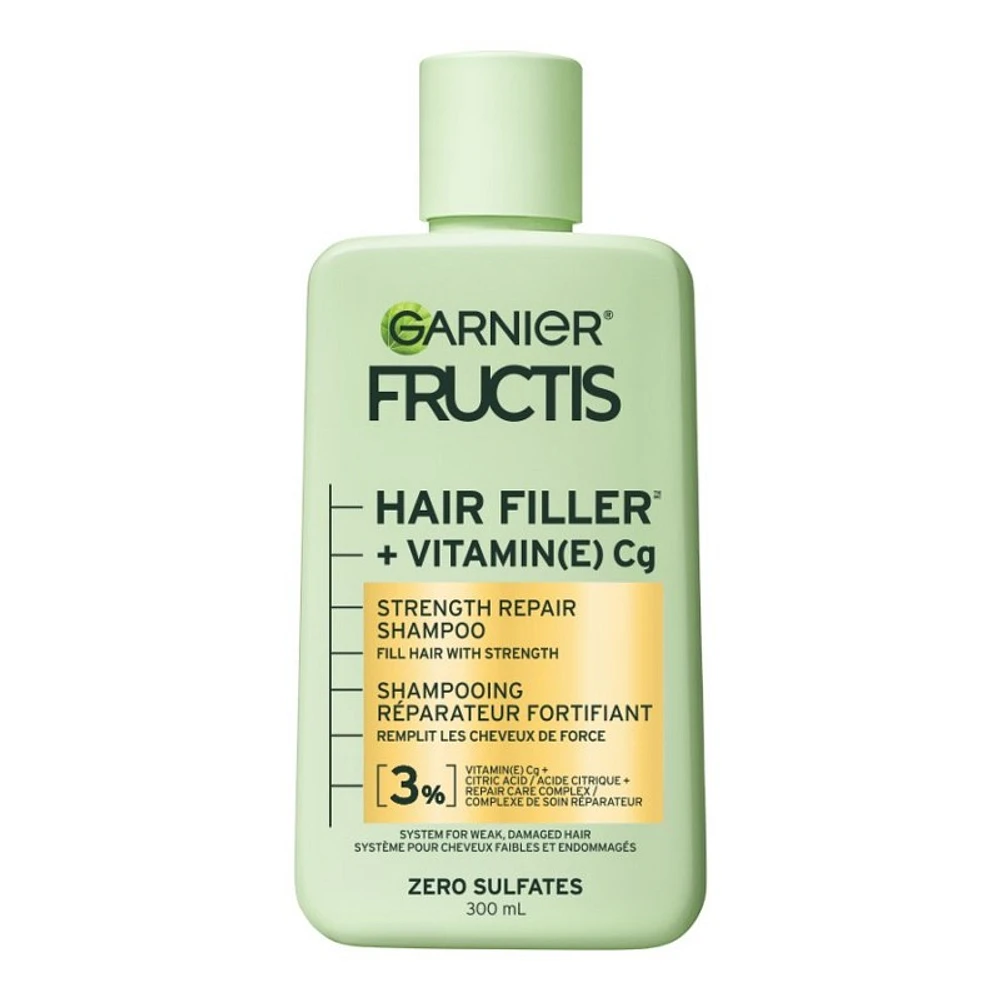 Garnier Fructis Hair Filler + Vitamin Cg Strength Repair Shampoo - 300ml