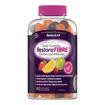 RestoraFIBRE Prebiotic Inulin Gummies - 140s