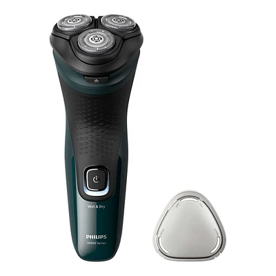 Philips 3000X Series Cordless Shaver - Dark Forest Green - X3002/00