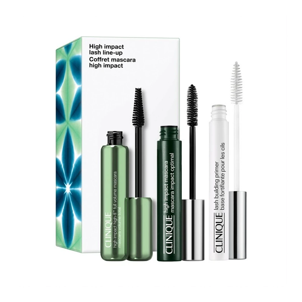 Clinique High Impact Lash Line-Up Mascara Set - 3 piece