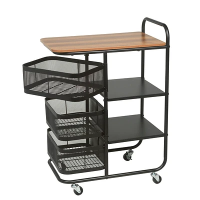 Collection By London Drugs Kitchen Trolley - 62 x 37x 87 cm