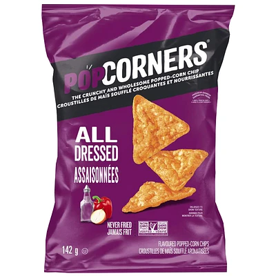 PopCorners All Dressed Popped-Corn Chips - Never Fried - 142g