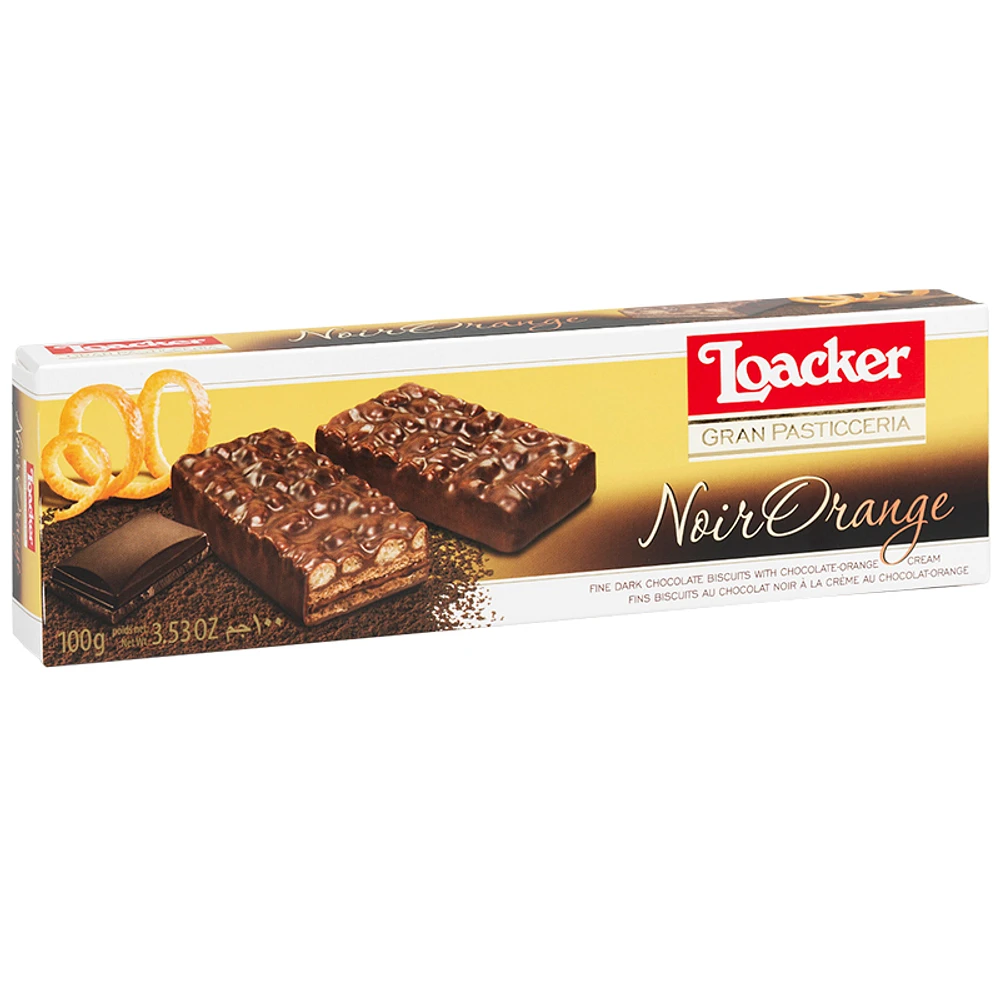 Loacker Gran Pasticceria - Noir Orange - 100g