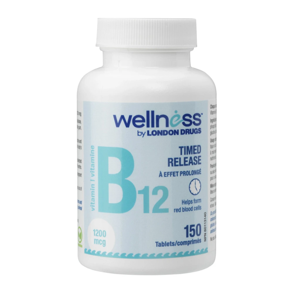 Wellness Timed Release Vitamin B12 - 1200 mcg - 150's