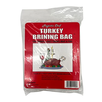 Majestic Chef Turkey Brining Bag - Clear