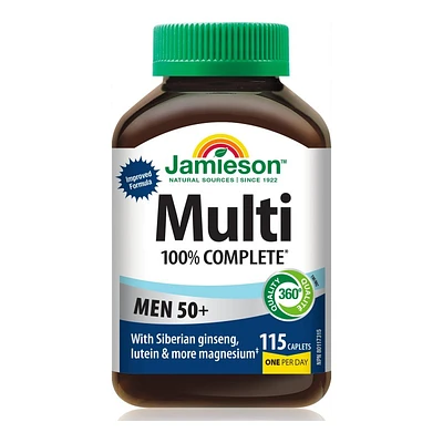 Jamieson Multi 100% Complete Men 50+ Caplets - 115's