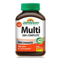 Jamieson Multi 100% Complete Max Strength Caplets - 115's