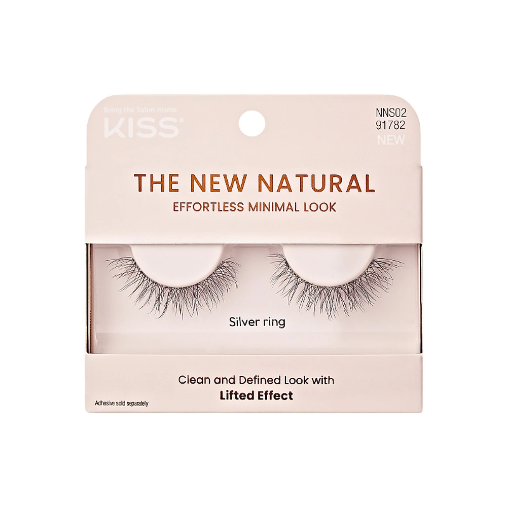 KISS The New Natural Silver Ring False Lashes - 1 pair