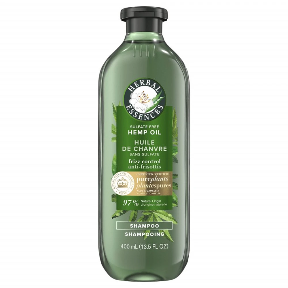 Herbal Essences Hemp Oil Sulfate Free Frizz Control Shampoo - 400ml