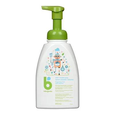 Babyganics Dish + Bottle Soap - 473ml