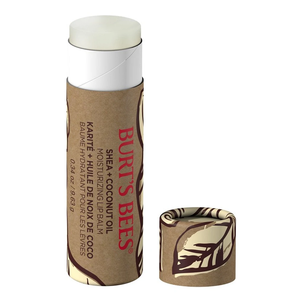 Burt's Bees Shea + Coconut Oil Moisturizing Lip Balm - 9.63g