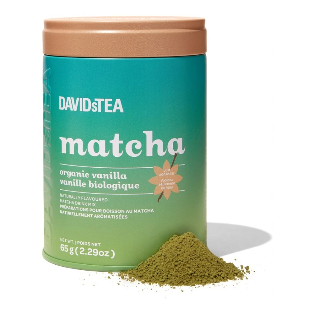 DAVIDsTEA Matcha Powder - Organic Vanilla - 65g