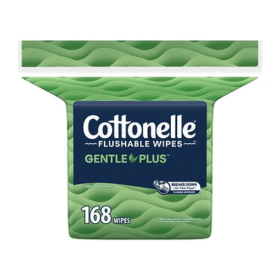 Cottonelle GentlePlus Cleaning Wipes - 168's