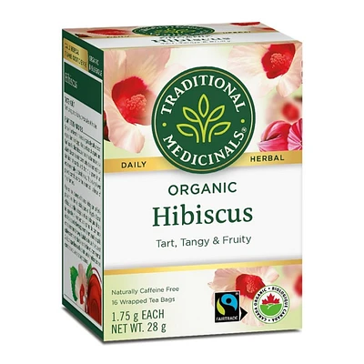 Traditional Medicinals Tea Bags - Organic Hibiscus - 16 x 1.75g