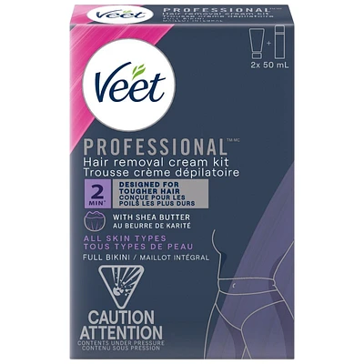 Veet Professional Bikini Kit - 2x50ml