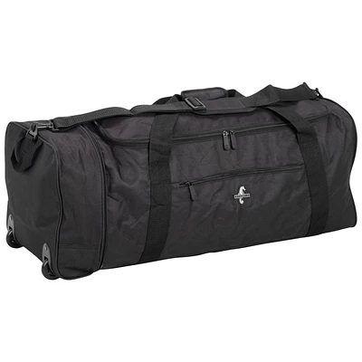 Atlantic Poly Wheel Duffle Luggage - Black - 32in