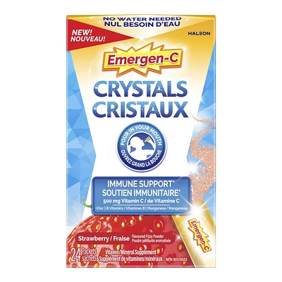 Emergen-C Crystals Multivitamin with Mineral Powder - Strawberry - 24's