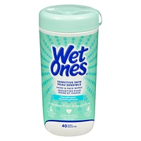 Wet Ones Sensitive Skin Moist Wipes - 40s