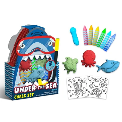 Anker Chalk Set - Under the Sea Creature - 12 piece