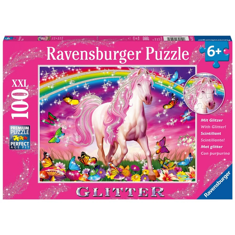 Ravensburger Glitter Horse Dream Glitter Puzzle - 100pce