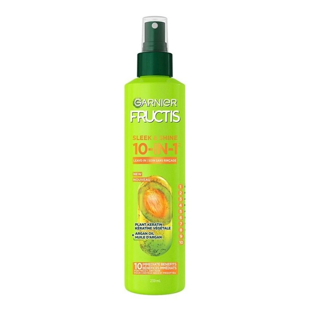 Garnier Fructis Sleek & Shine 10-in-1 Leave-in Spray - 239ml