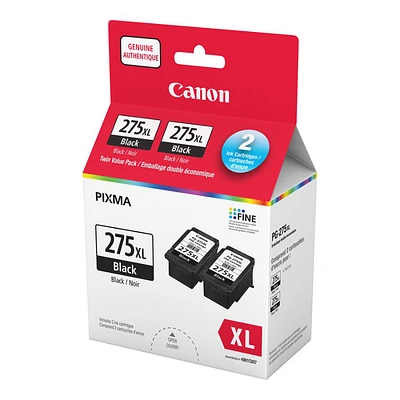 Canon PG-275XL Twin Pack Ink Cartridges - Black - 4981C007