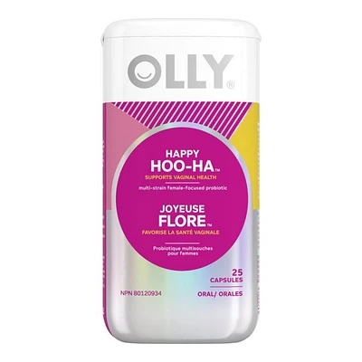 Olly Happy Hoo-Ha Probiotic Capsules - 25's