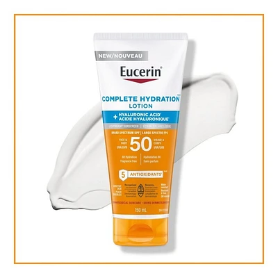 Eucerin Complete Hydration Lightweight Sunscreen Lotion - SPF 50 - 150ml