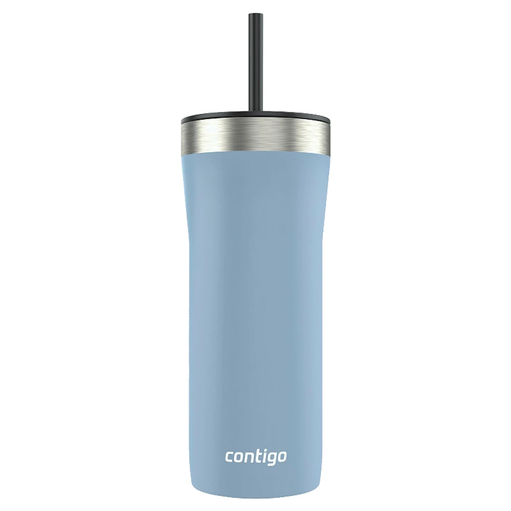 Contigo Streeterville Stainless Steel Tumbler with Straw - Glacier - 32oz