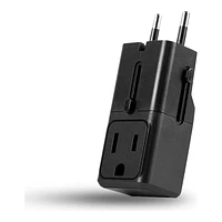 LOGiiX World Traveler Lite Classic Power Adapter - Black - LGX-13703