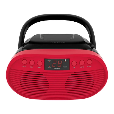 Proscan Boombox - Red - PRCD340BT-RED