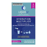 Liquid I.V. Hydration Multiplier Electrolyte Drink Mix Stick Packs - Passion Fruit - 6's