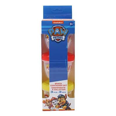 Paw Patrol Kids Snack Container Set - 3 piece / 140ml