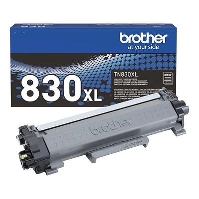 Brother High Yield Toner Cartridge - Black - TN830XL