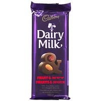 Cadbury Bar - Fruit & Nut - 100g