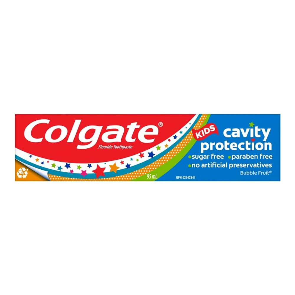 Colgate Kids Cavity Protection Toothpaste - Bubble Fruit - 95ml