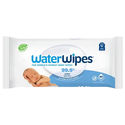 WaterWipes Original Baby Cleaning Wipes - 60's