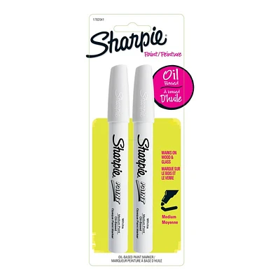 Sharpie Paint Marker Set - White - 2 piece