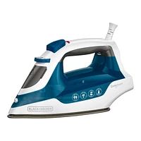 BLACK+DECKER Easy Steam Iron - Blue/White - IR06VC