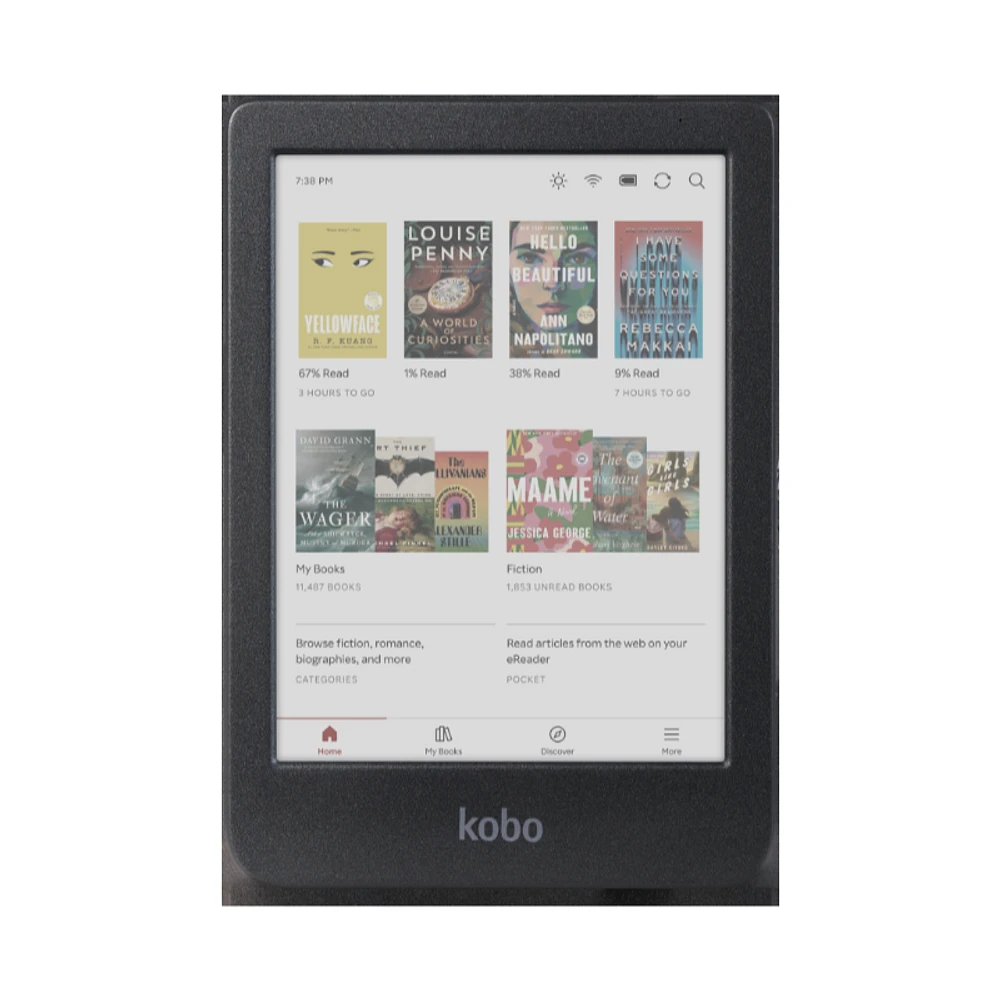 Kobo Clara Colour Screen eBook Reader - Black - N367-KU-BK-K-CK