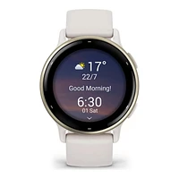 Garmin vivoactive 5 Smartwatch - Gold/Ivory