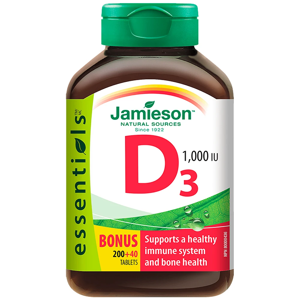 Jamieson Vitamin D 1,000 IU - 200's