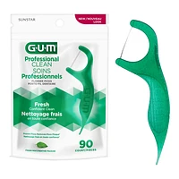 G.U.M Professional Clean Flossers - Fresh Mint - 90s