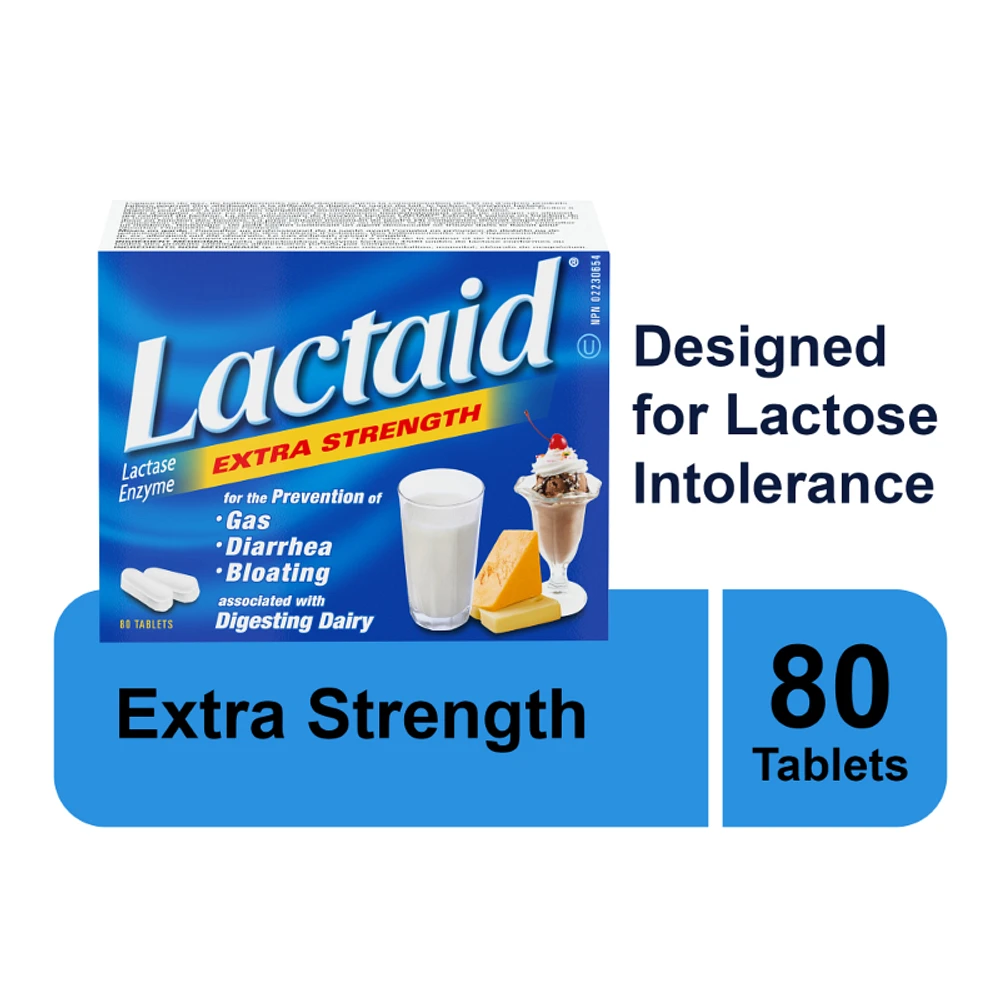 Lactaid Extra Strength Tablets - 80's