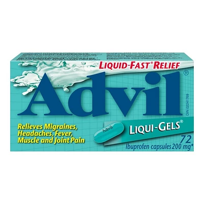 Advil Liqui-Gels - 72s 