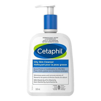 Cetaphil Oily Skin Cleanser - Sensitive Skin - 500ml