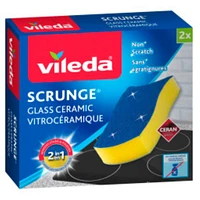 Vileda Certified Ceran Scourer Glass Ceramic Scrunge - 2 pack 