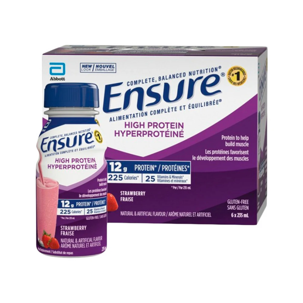 Ensure High Protein - Strawberry - 6 x 235ml